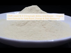 OMRI Listed 16-0-0 Enzymatic Amino Acid Powder – Organic Farm Formula for Yield Boost, Disease & Toxin Resistance