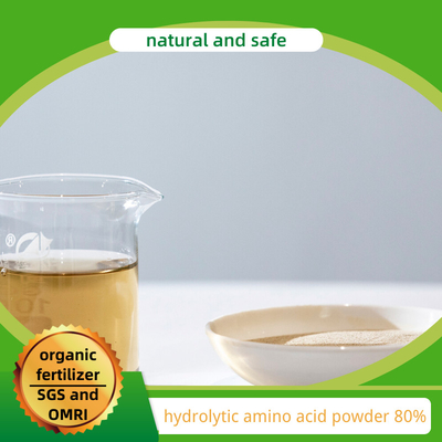 Yellow Amino Acid 80% Powder Formula For Compound Liquid And Powder Fertilizer
