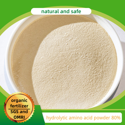 Yellow Amino Acid 80% Powder Formula For Compound Liquid And Powder Fertilizer