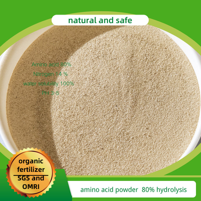 Yellow Amino Acid 80% Powder Formula For Compound Liquid And Powder Fertilizer