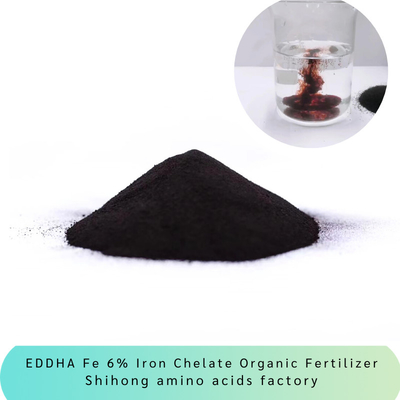 EDDHA Fe 6% Iron Chelate Organic Fertilizer Ethylenediamine Two Adjacent Hydroxyphenyl Big Iron Sodium Acetate