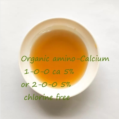 Peptides Calcium Chelated 2-0-0 + 5 Ca Hydrolyzed Proteins Based Liquid Organic Nitrogen Fertilizer For Farm