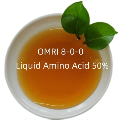 N8-0-0 Liquid Nitrogen Fertilizer Amino Acid 50% OMRI Listed For Agriculture Chloride Free 65072-01-7