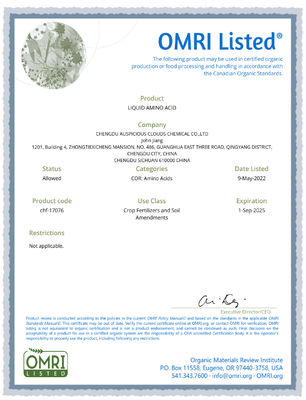 GreenPulse 16%N Organic Amino Acid Fertilizer - OMRI Certified 100% Water Soluble Plant Nutrient for Regenerative Farming