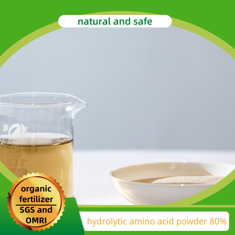 Yellow Amino Acid 80% Powder Formula For Compound Liquid And Powder Fertilizer