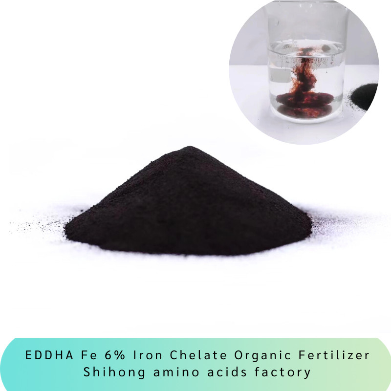 EDDHA Fe 6% Iron Chelate Organic Fertilizer Ethylenediamine Two Adjacent Hydroxyphenyl Big Iron Sodium Acetate