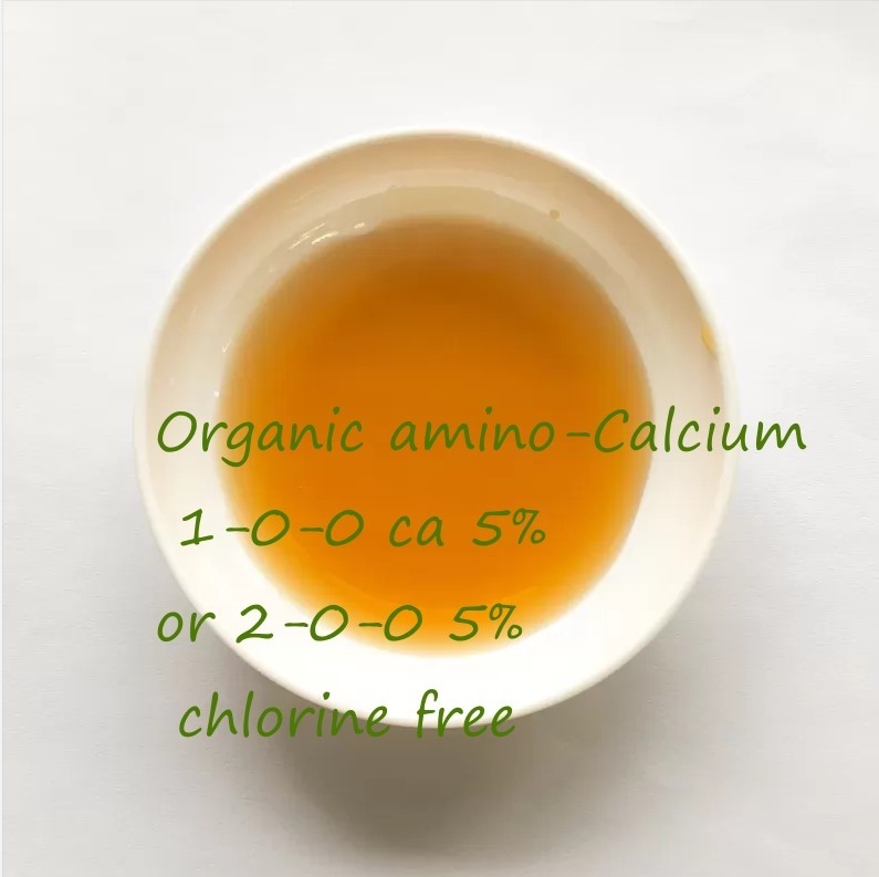 Peptides Calcium Chelated 2-0-0 + 5 Ca Hydrolyzed Proteins Based Liquid Organic Nitrogen Fertilizer For Farm