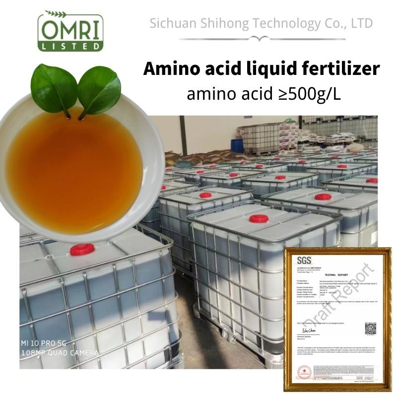 Plant Based Enzymatic Amino Acid Liquid Fertilizer Amino Acid 50 800